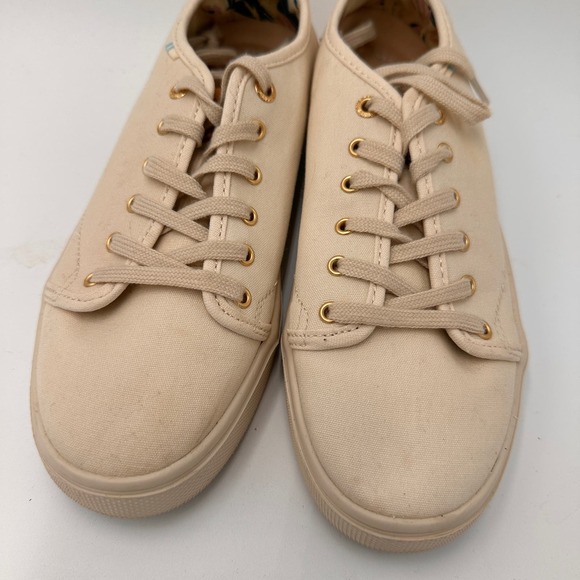 Toms Cream and Tan Sneakers - Picture 5 of 10